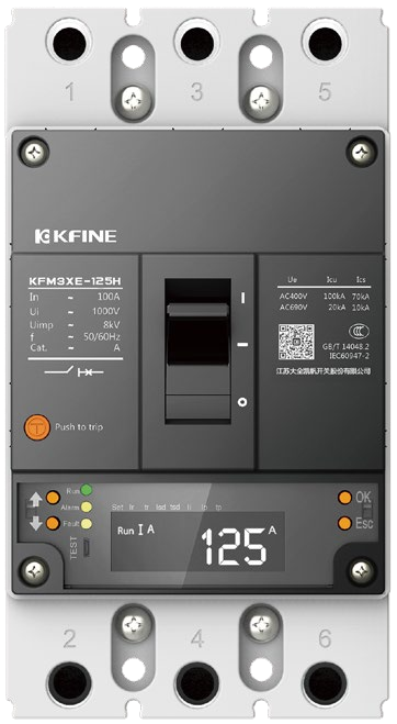 KFM3XE Series Intelligent Molded Case Circuit Breaker