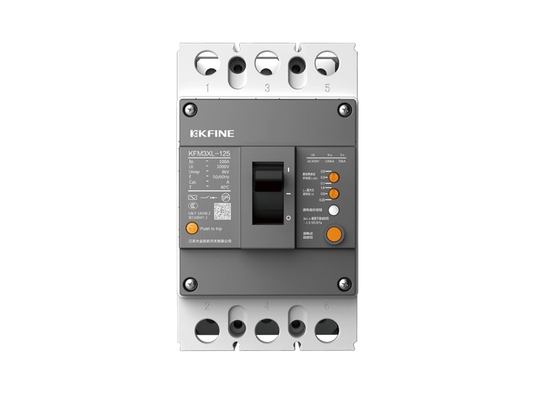 KFM3XL Series Residual Operated Current Molded Case Circuit Breaker